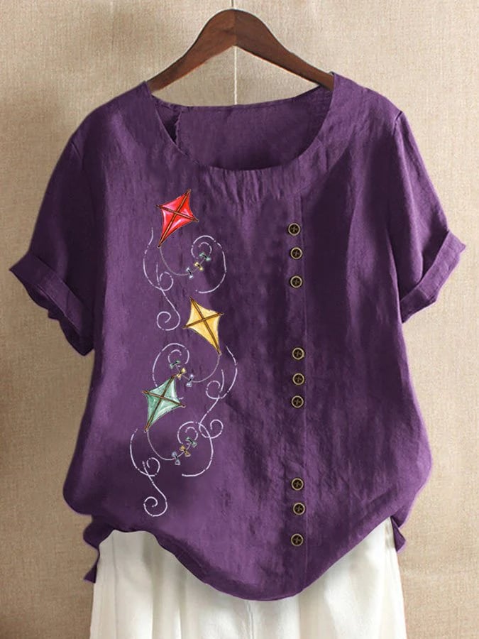 Printed Casual Top