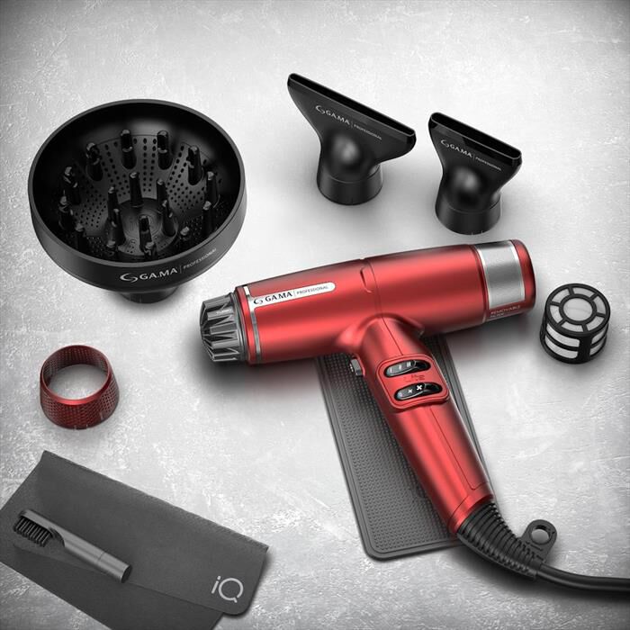 GAMA - Asciugacapelli IQ LITE-Rosso
