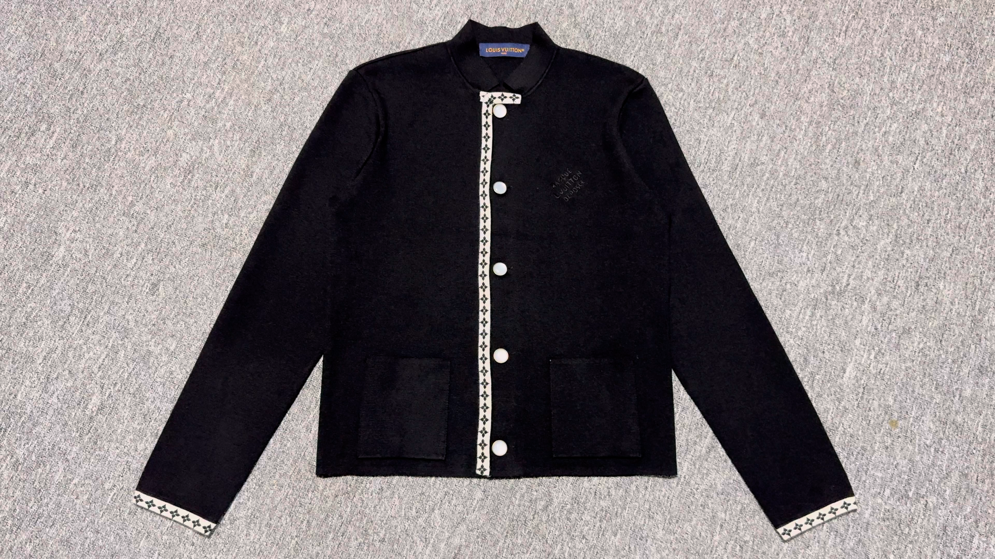 LV Wool knit sweater Coat