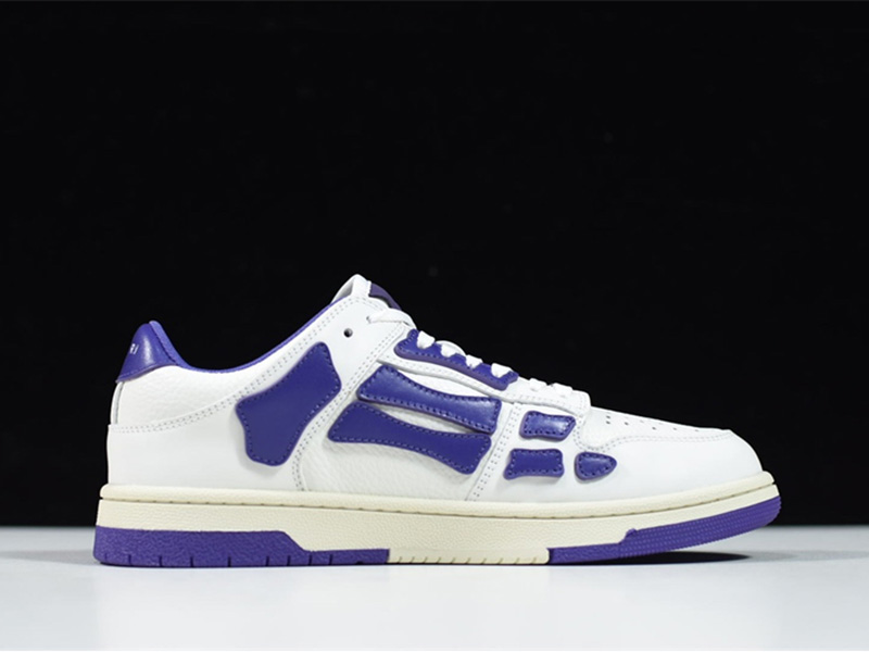 AMR Skel Top Low White Purple MFS003-196