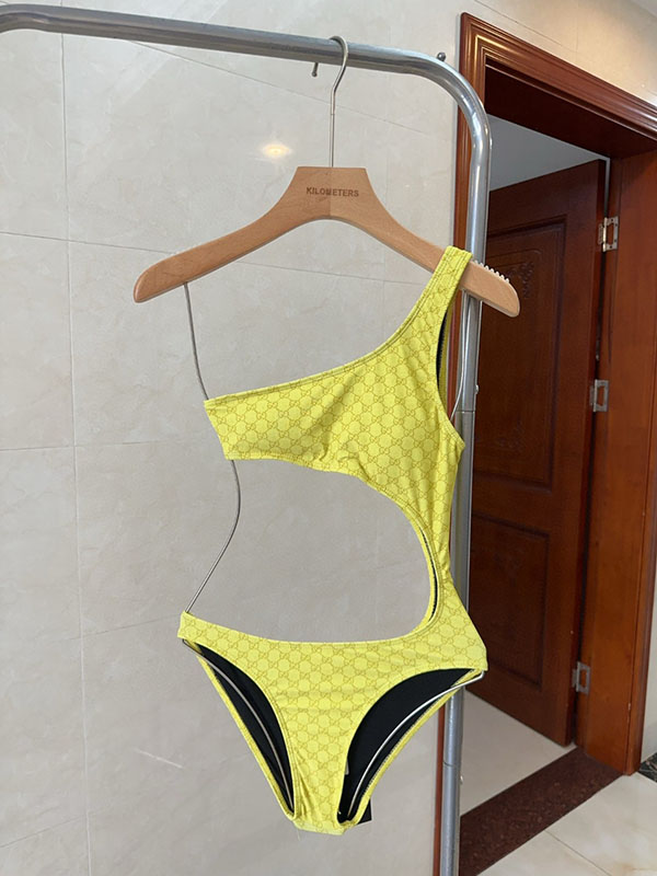 Sexy Waistless off-the-Shoulder One-piece Swimsuit YY-925447