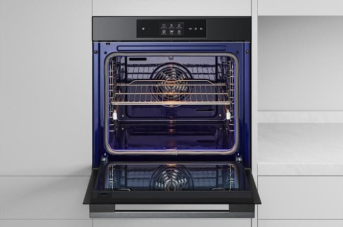 LG - Forno incasso elettrico INSTAVIEW WSED7665B A++-Black Steel
