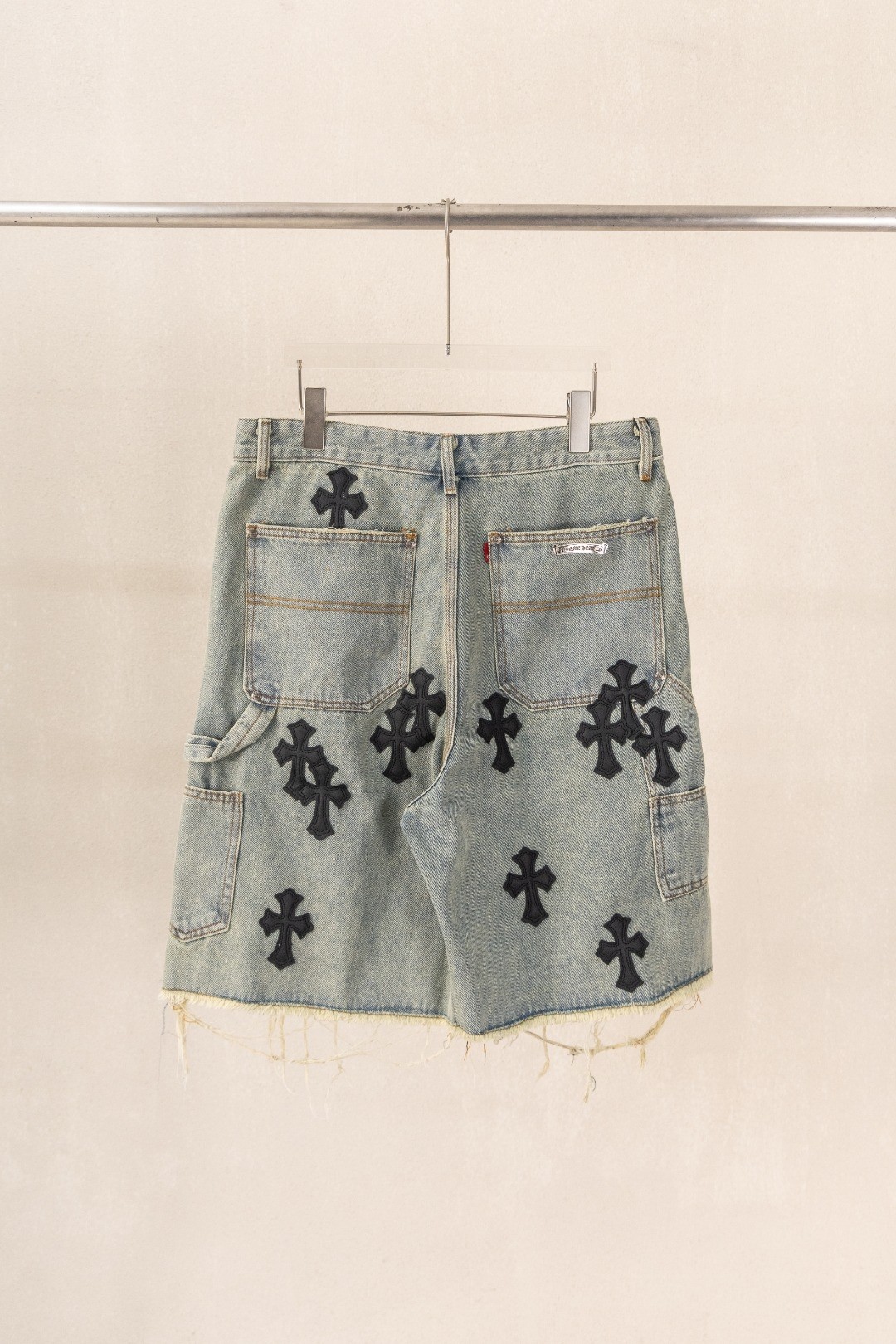 Chrome H Denim shorts