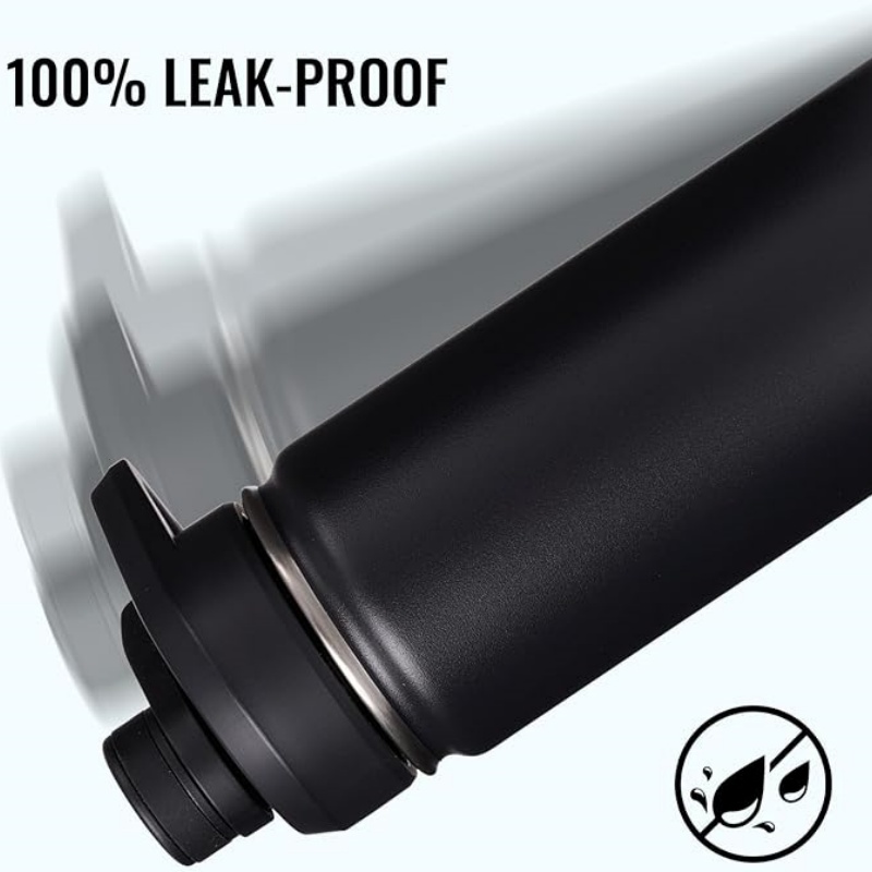 THERMOCLOUD 24 oz Insulated Water Bottle with Handle