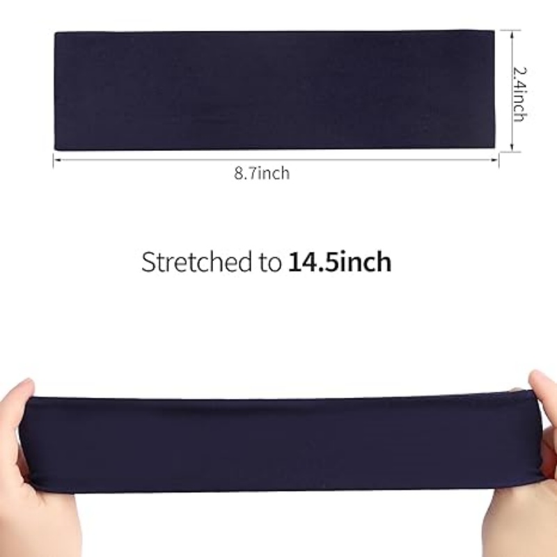 RUNBANDPRO 8 Pack Sport Headbands for Women