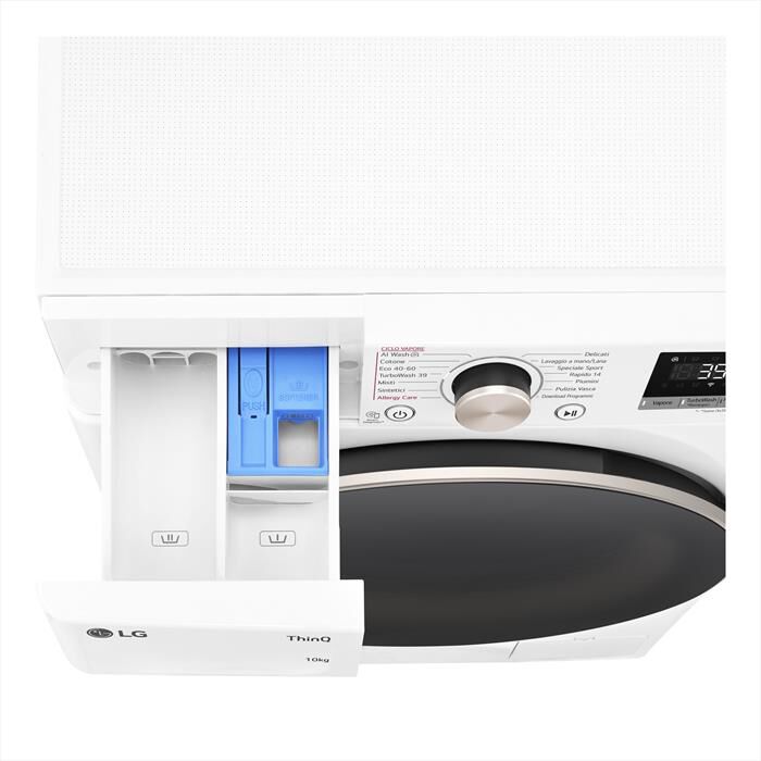 LG - Lavatrice AI DD R7 F4R7010TSWG 10kg Classe A-Bianco
