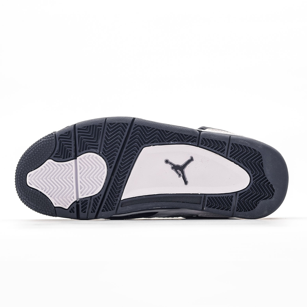 NK Air Jordan 4 Retro Black White X Lois Vuton Monogram Denim NNL24111208