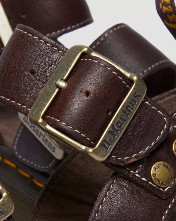 Gryphon Quad Grizzly Leather Sandals