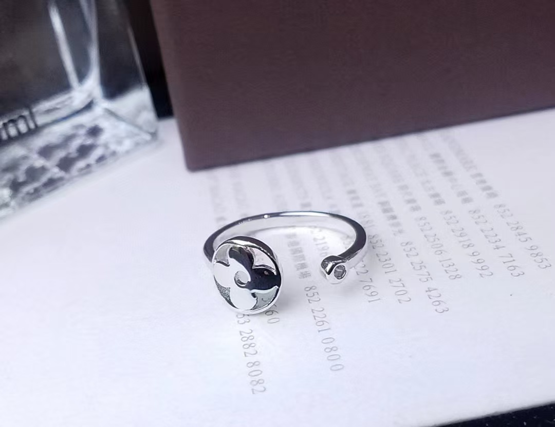 Fashion Flowers Diamond Non allergic open-ended Ring JZ-914027
