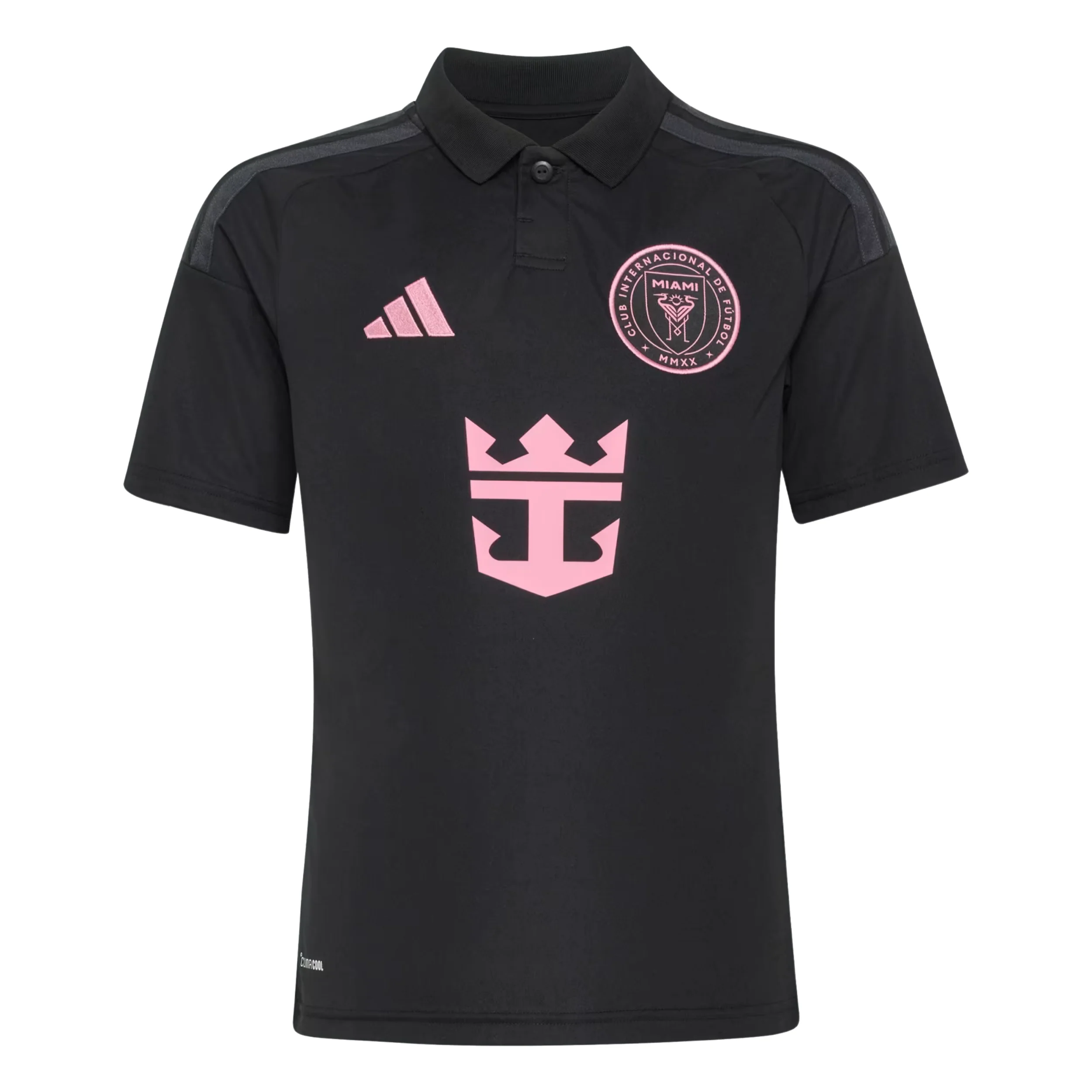 adidas Youth Lionel Messi Inter Miami 26/27 Away Jersey (Black/Pink)