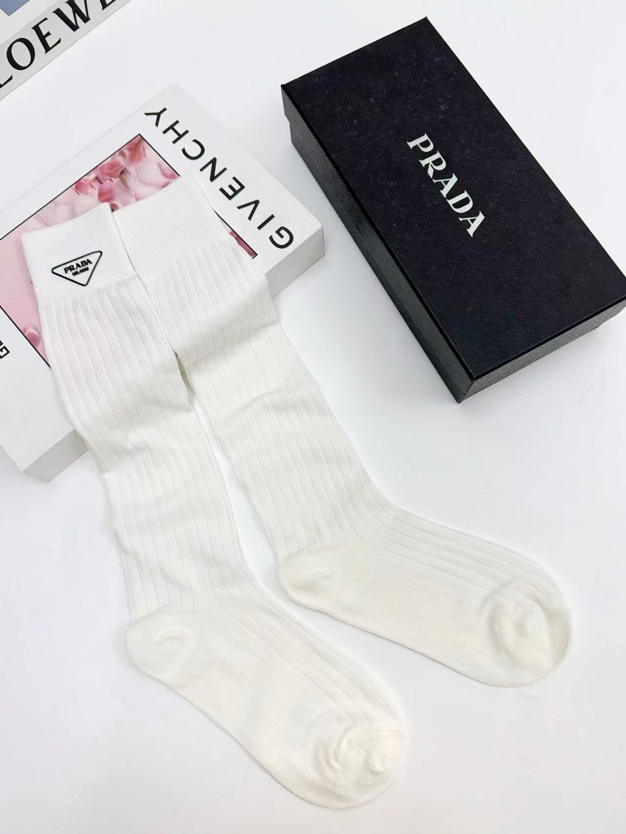 Fashion 1 Pairs of 100% Long Cotton stockings calf socks WZ-924000322