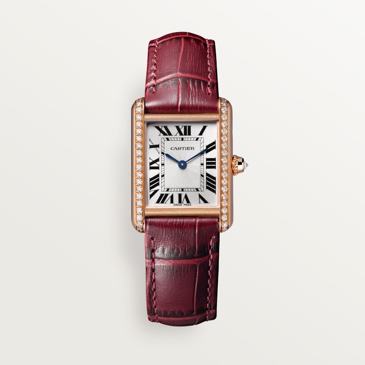 【Super Clone】TANK LOUIS  Rose Gold Diamond 22mm