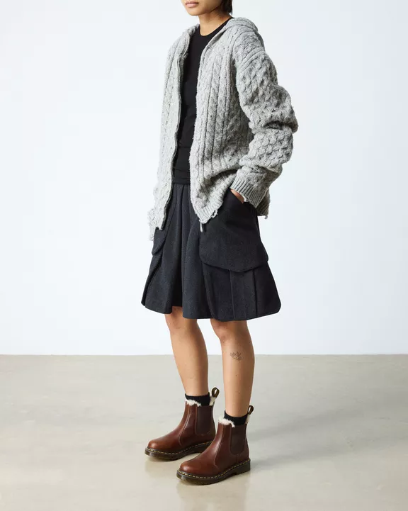 2976 Leonore Faux Fur Lined Chelsea Boots