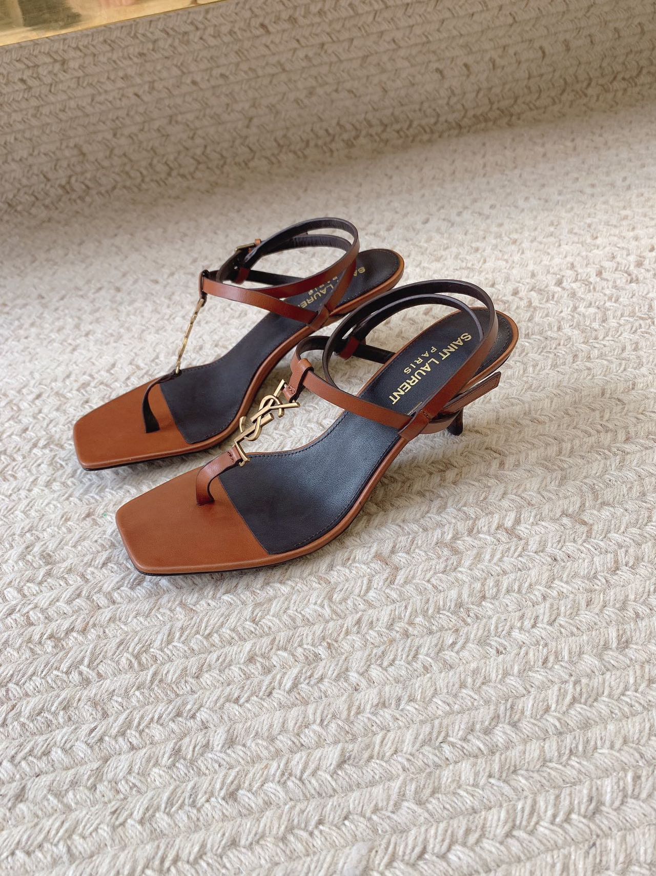 Fashion High Quality High Heels Slippers With Adjustable Straps Toe LX-872254