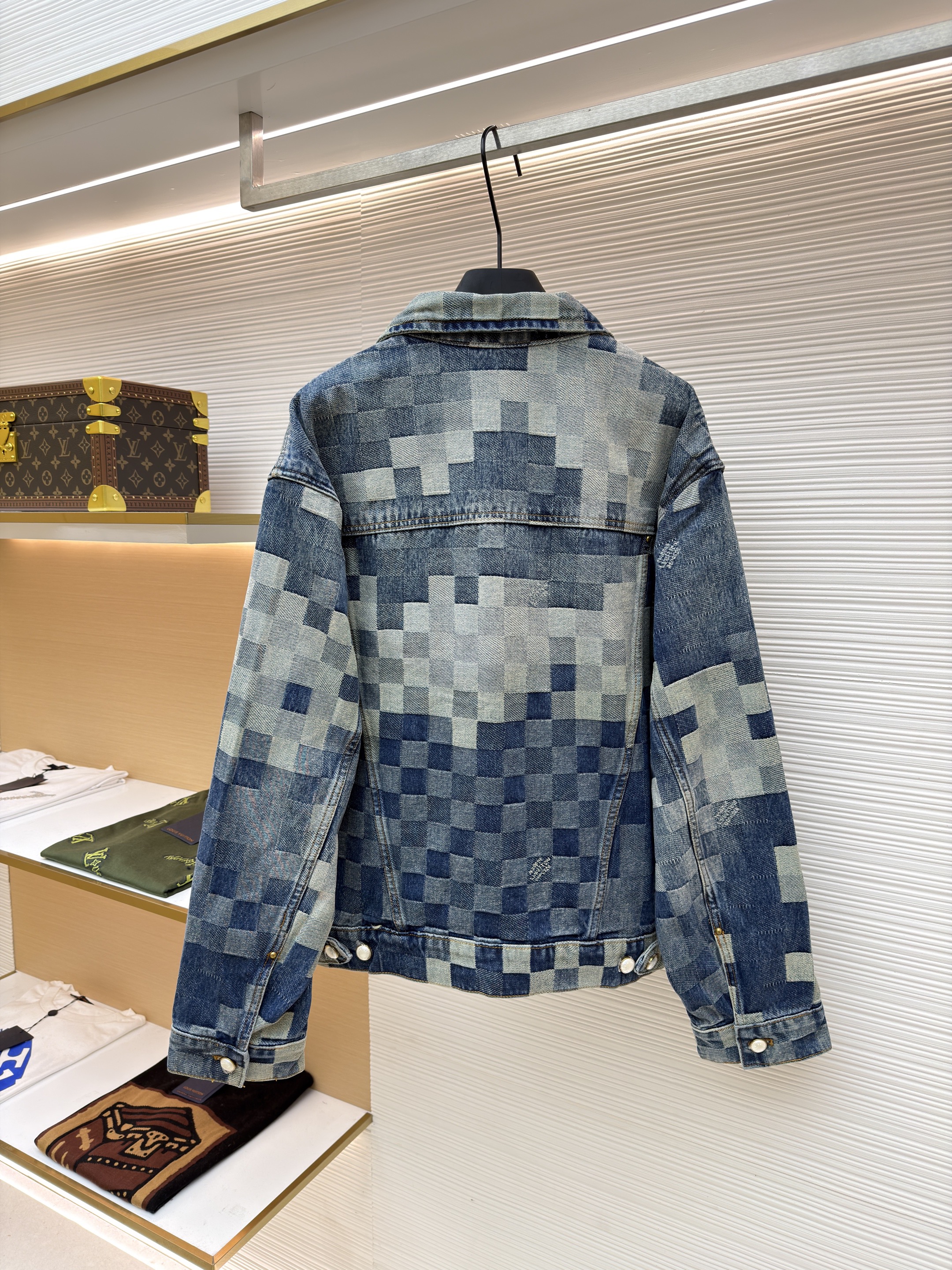 LV Mosaic Denim Jacket