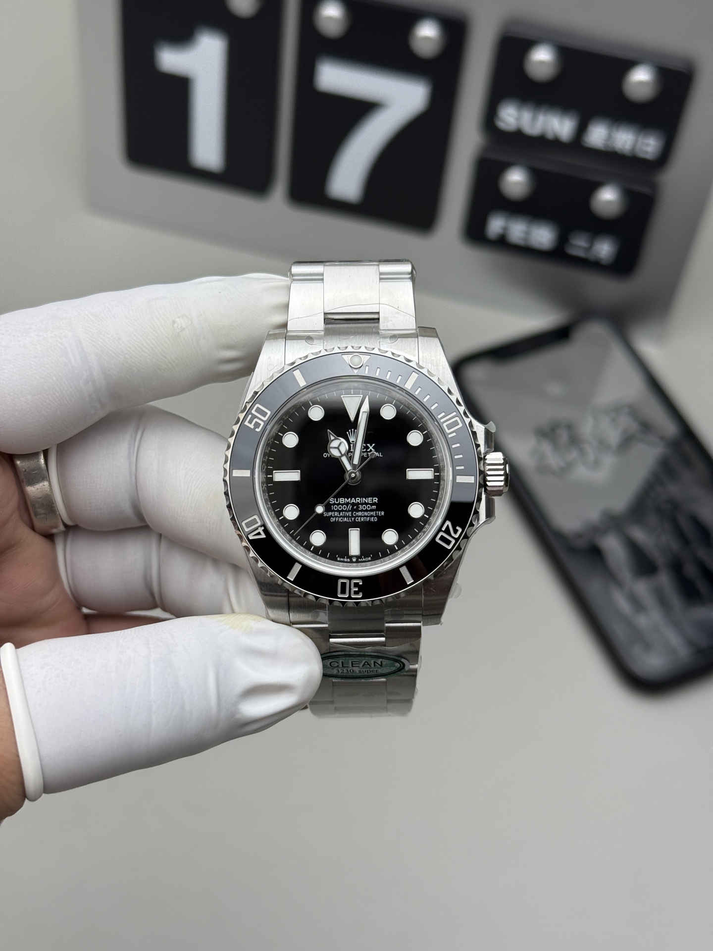 Clean Factory Rolex Submariner 124060 Replica – No Date 40mm Submariner with 3230 Movement