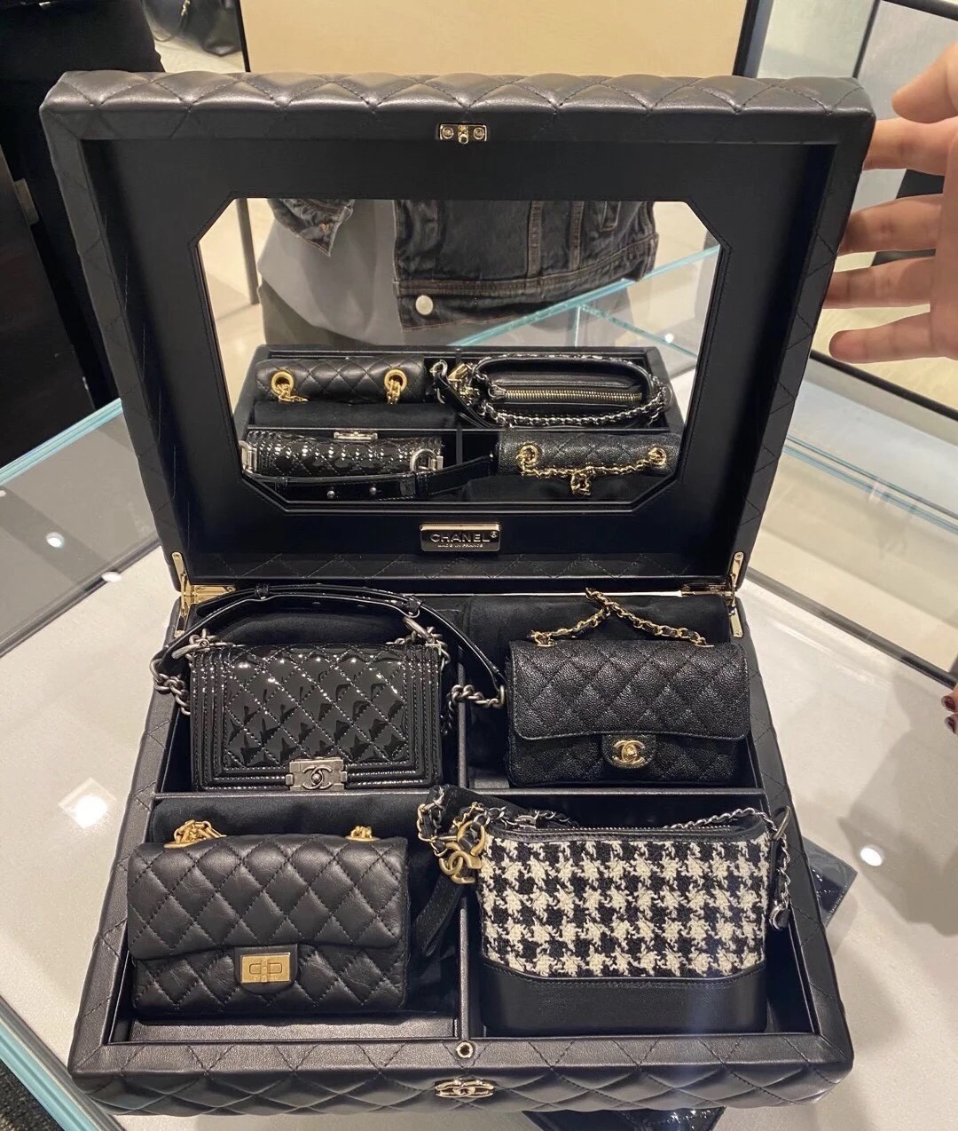 The Chanel Set Of 4 Mini Bags Black 2020