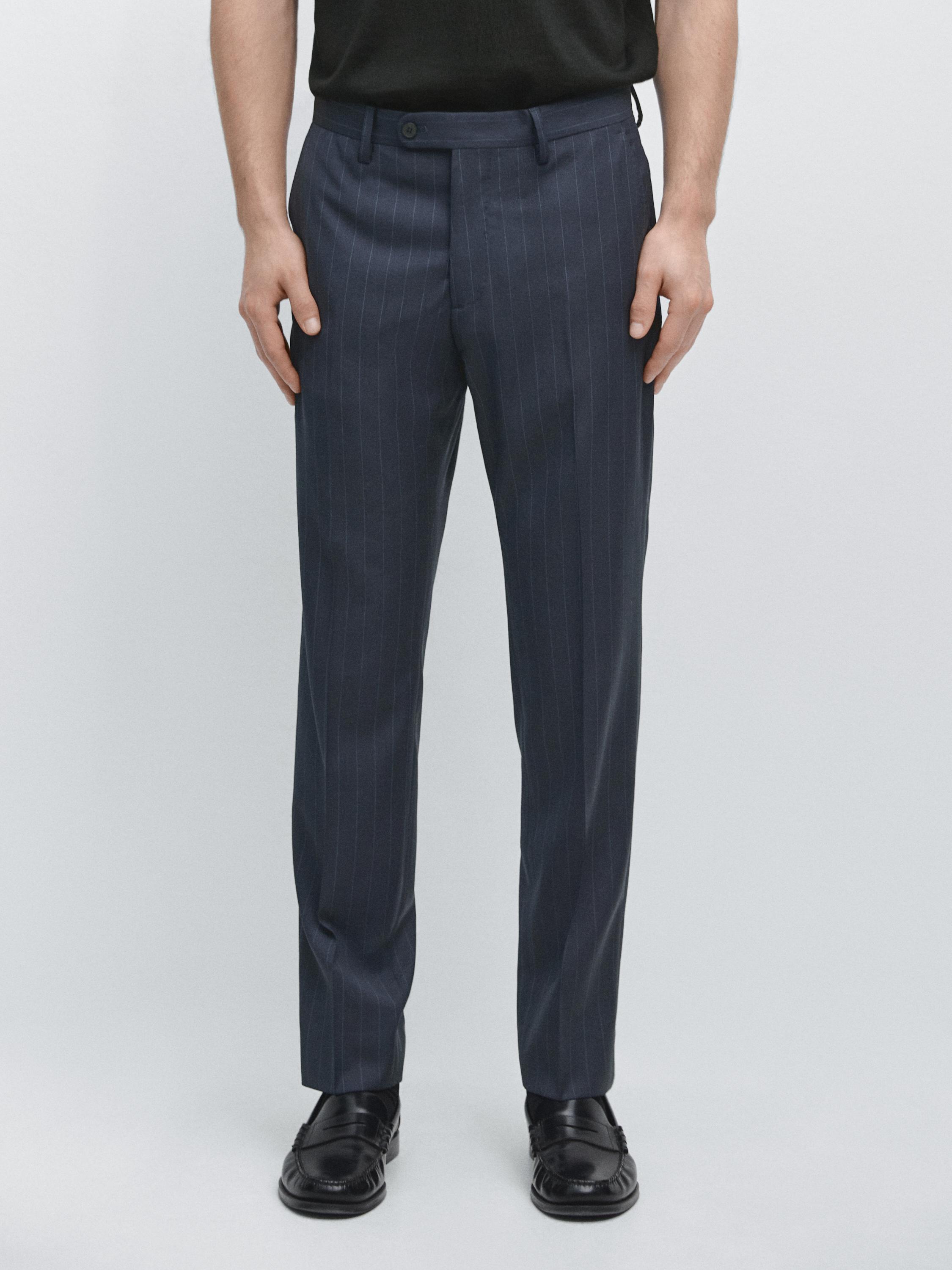 Pantalón traje raya diplomática