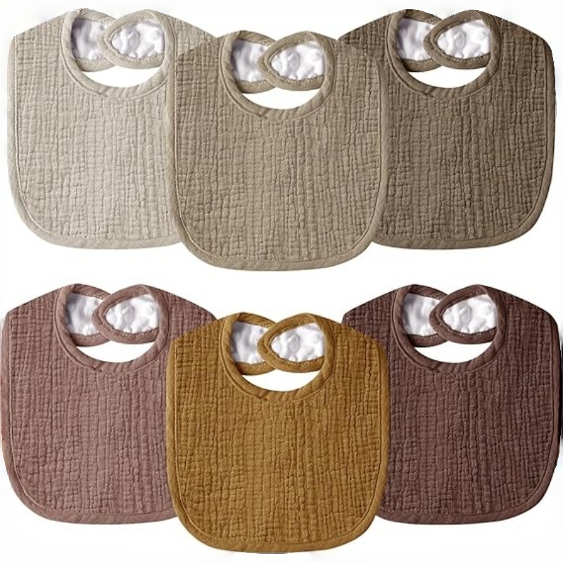 CLOUDBABY-BIB Muslin Baby Bibs for Unisex Boys Girls