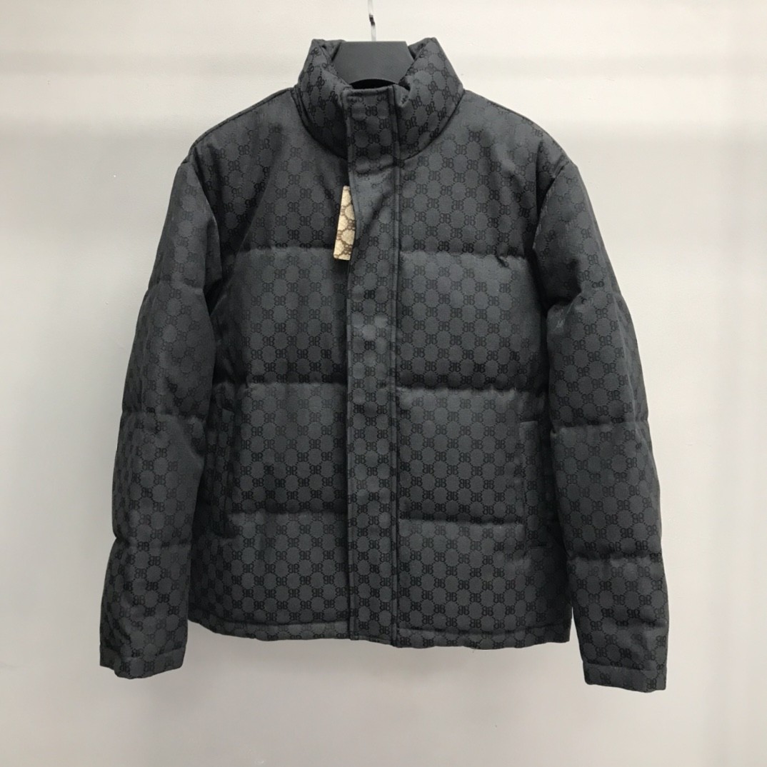 BLCG all-over printed double B down jacket