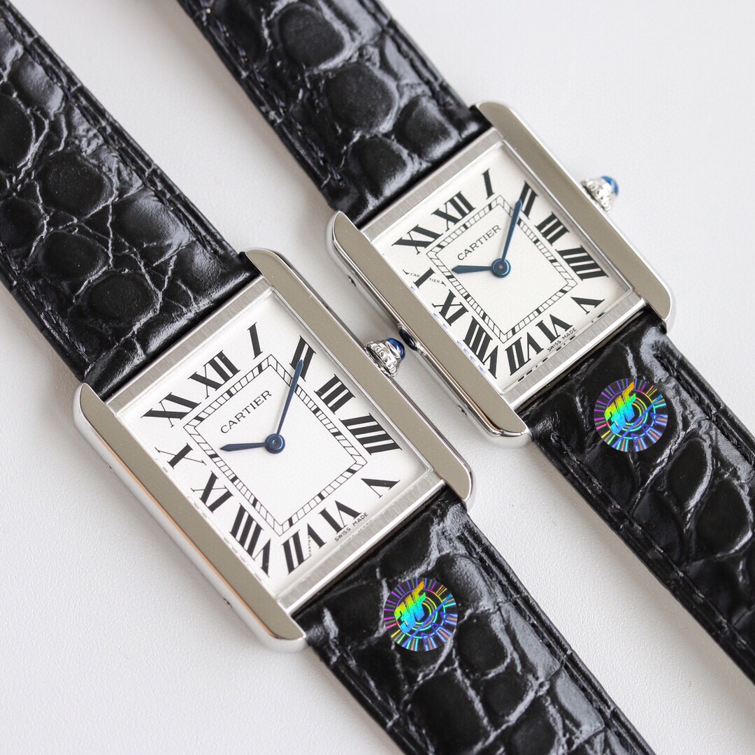Carti Tank W5200005 W5200003 Couple Watch Steel