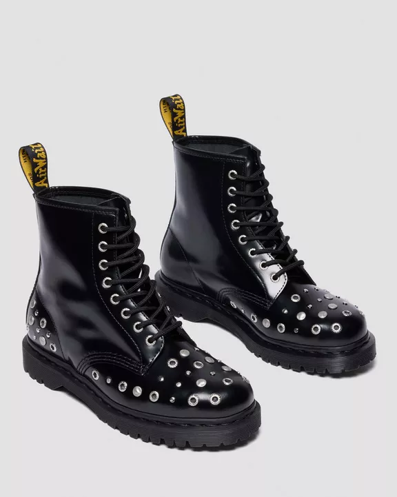1460 STUDDED BUTTERO LEATHER BOOTS