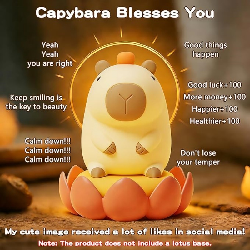 Penguin Lamp with Knit Hat