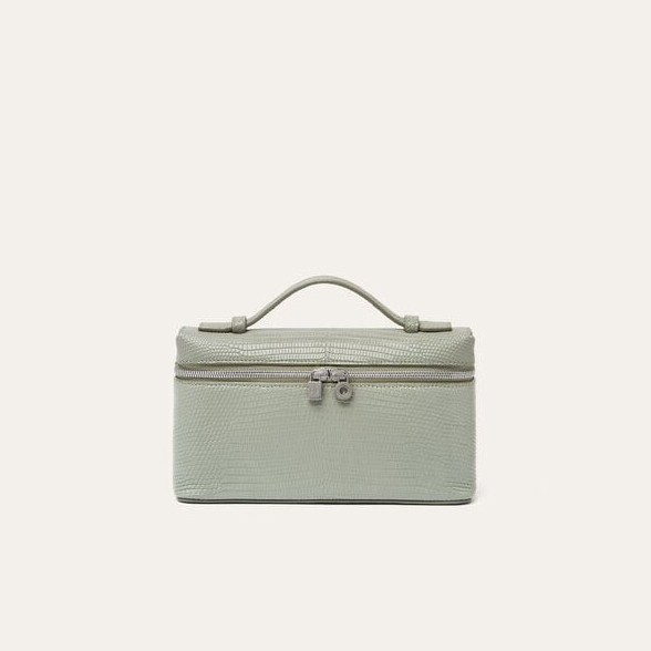 Loro Piana FAO6385 Extra Pocket L19 Eucalyptus/Antique Silver