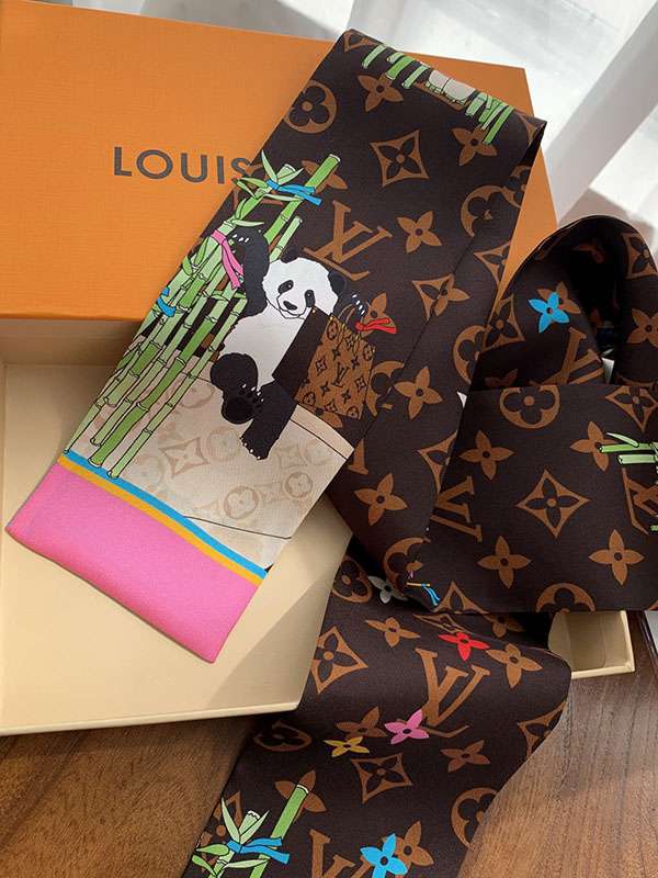 120x8cm Classical Embroidery Handbag Ribbon Scarf Neck Bow WJ-987046