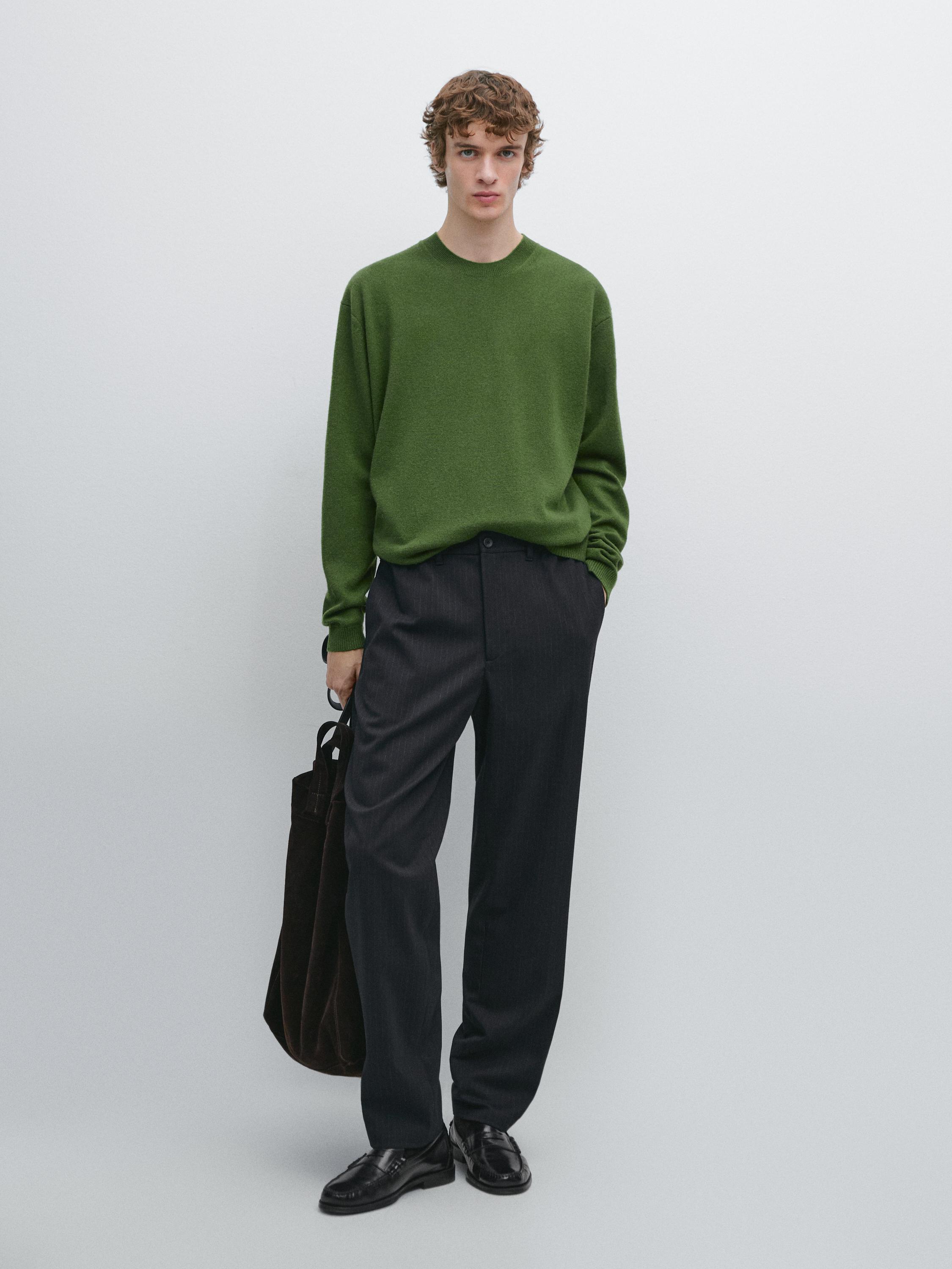 Pantalón jogger fit rayas