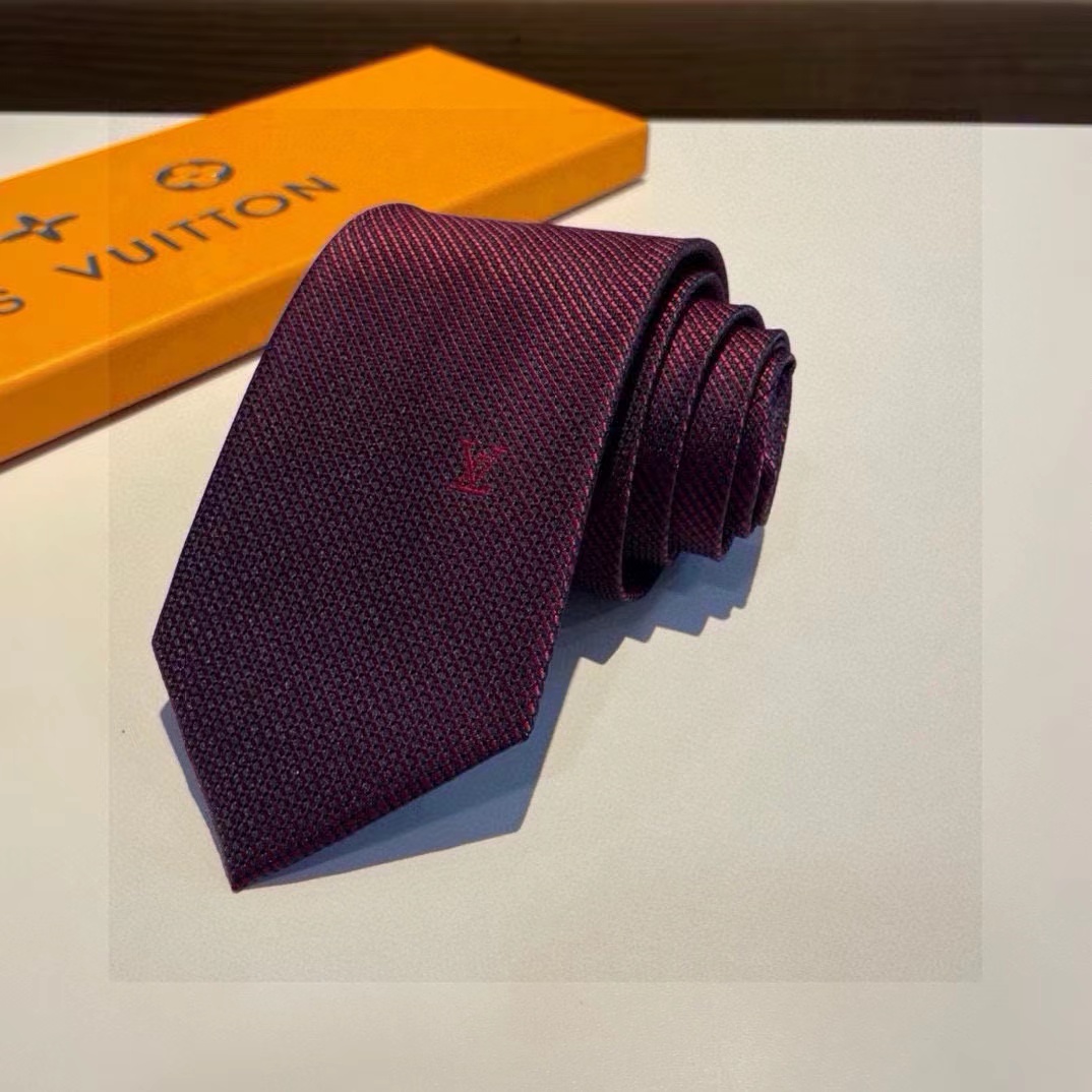 Fashion Top quality Weave Wine Red Necktie LD-861001