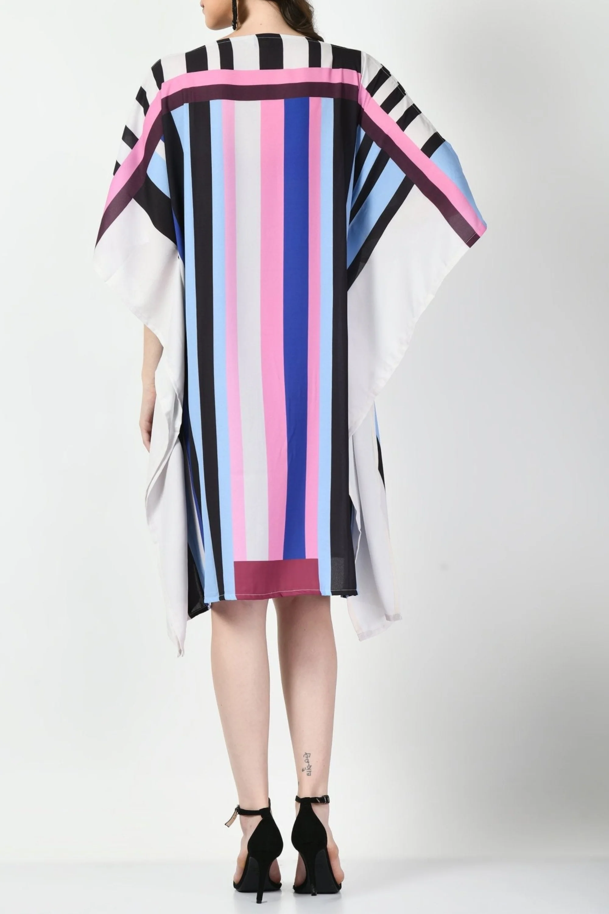 Striped Bliss Kaftan Dress