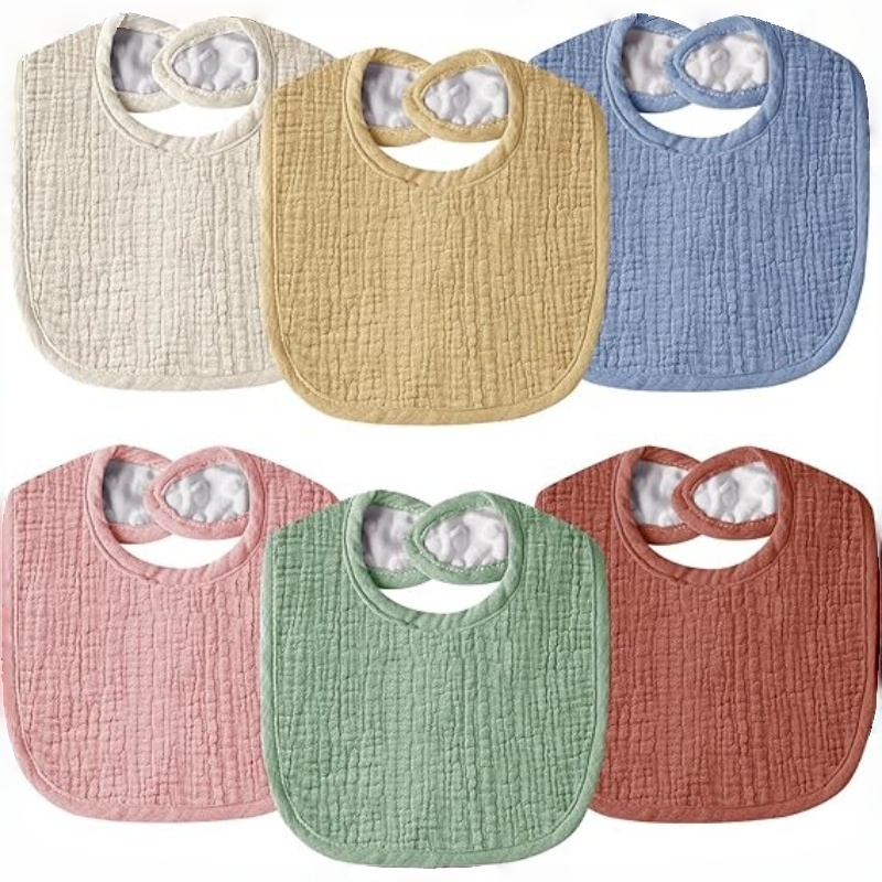 CLOUDBABY-BIB Muslin Baby Bibs for Unisex Boys Girls
