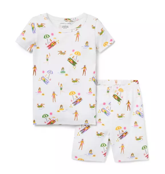 Good Night Short Pajama In Beach Day