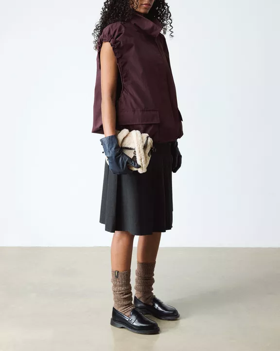 Temara Polished Smooth Leather Loafers