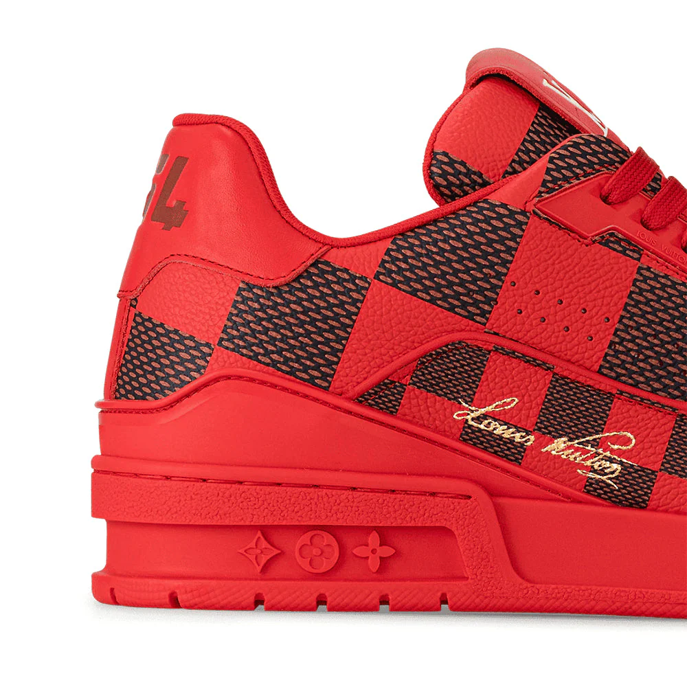 LV  Trainer Sneaker ‘DarkRed’