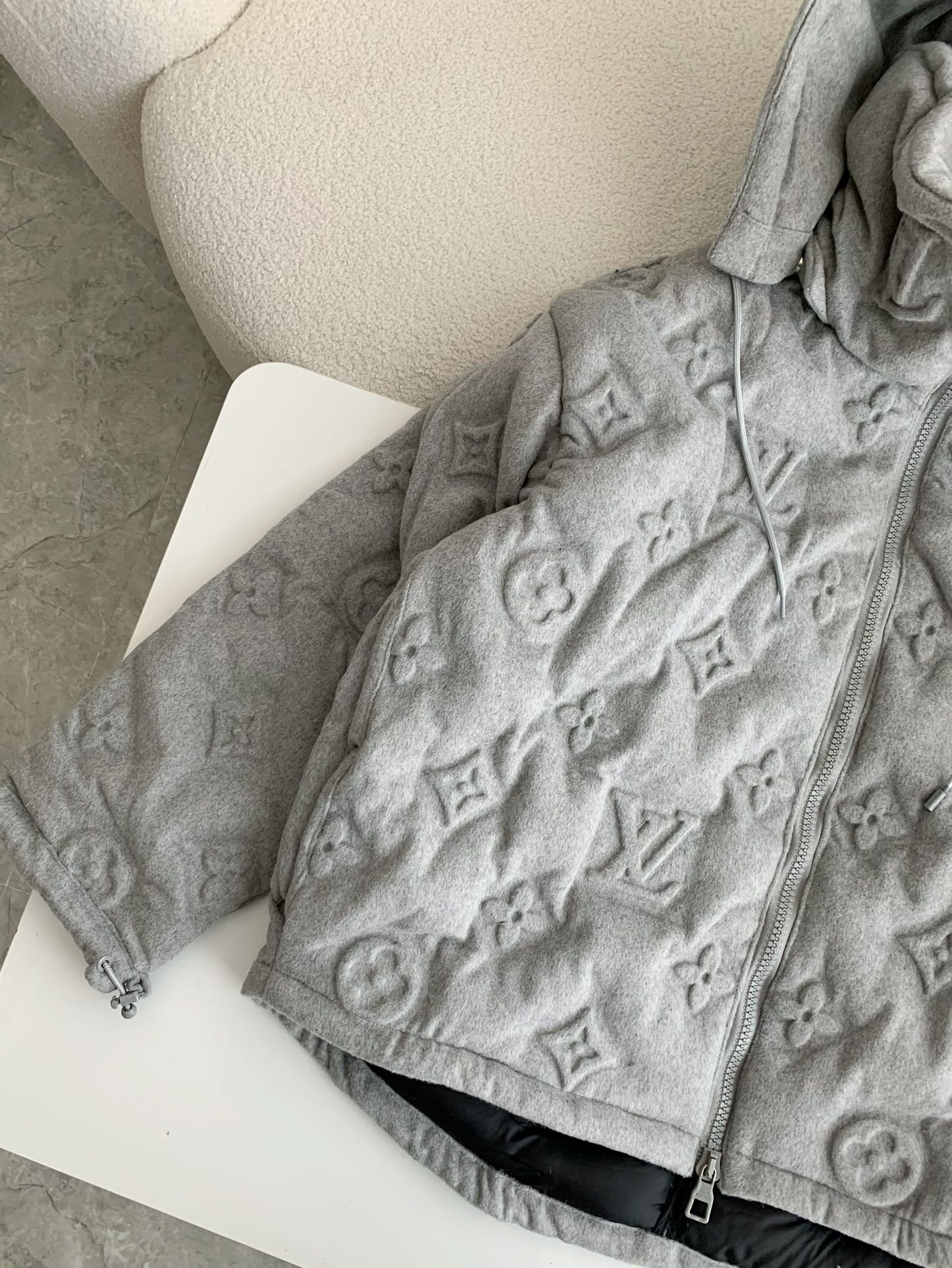 LV zip hooded jacket