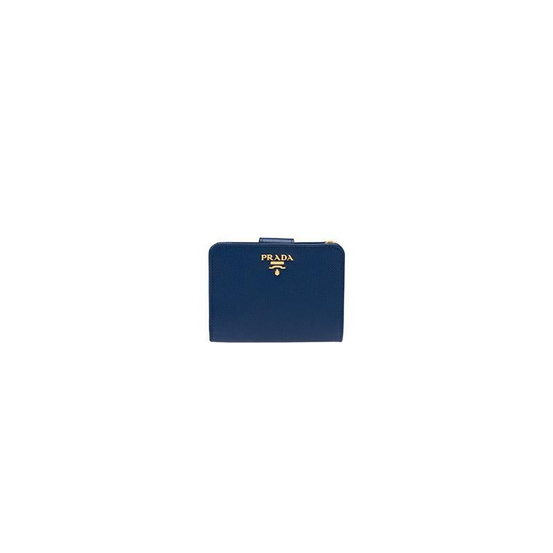 PRADA(プラダ) サフィアーノレザー 財布 ネイビー