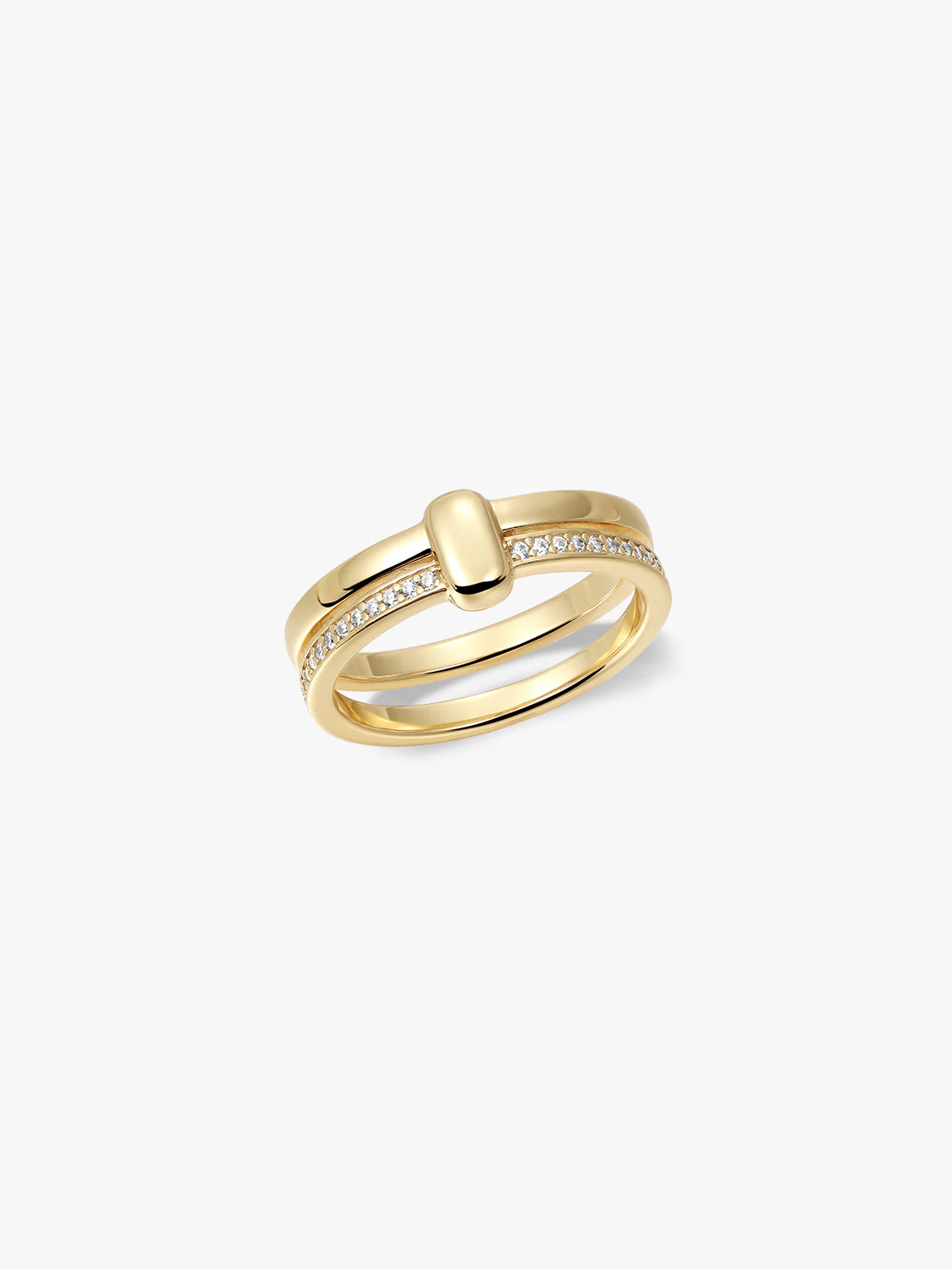 Pave Duo Ring
