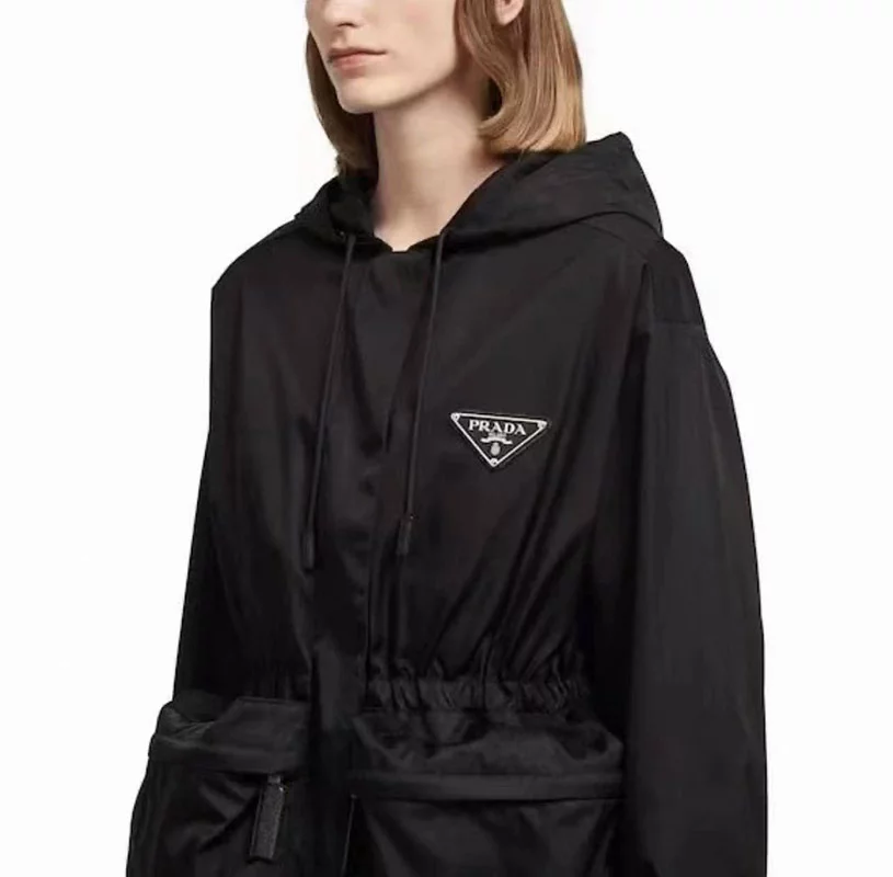 Large pocket waist cinching jacket jacket WT-813065
