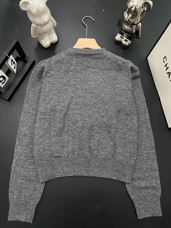 Embroidered Long Sleeve Sweater MY-93209
