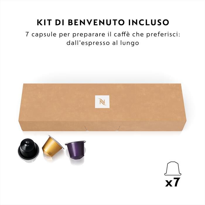DE LONGHI - Macchina da caffè Pixie EN127.BL capsule Nespresso-blu