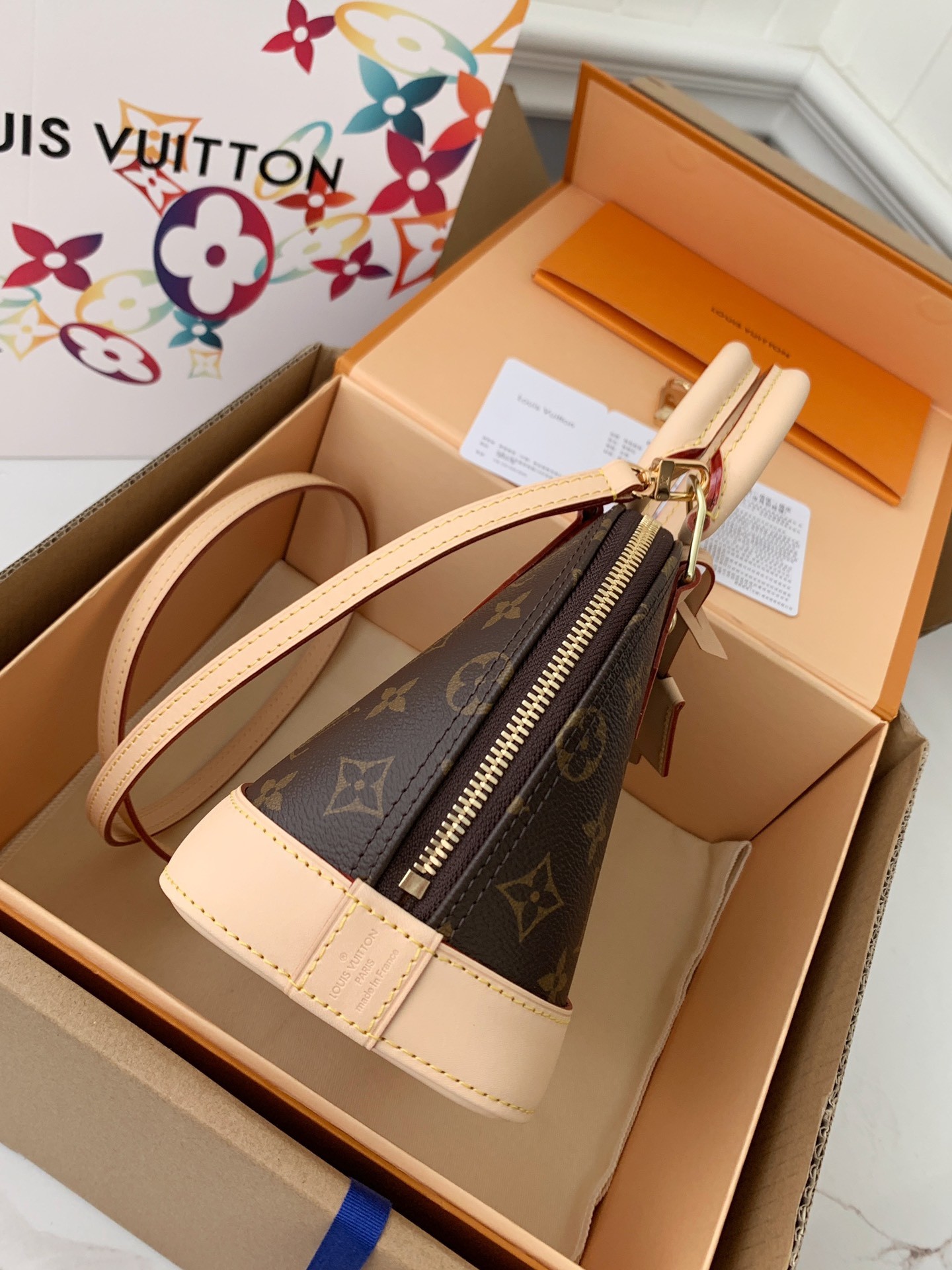 LV ALMA BB M53152 23.5*17.5*11.5 cm