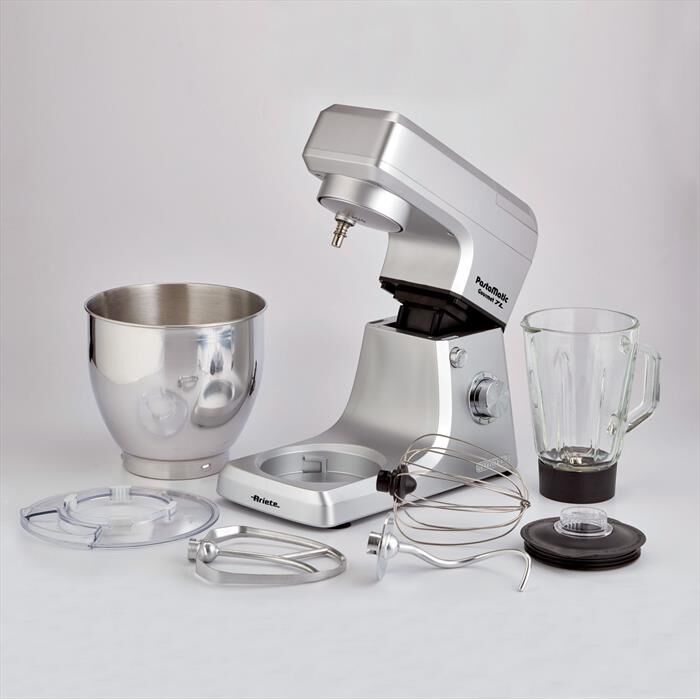 ARIETE - 1598/1 Gourmet Professional 7L Metal Impastatrice-metal