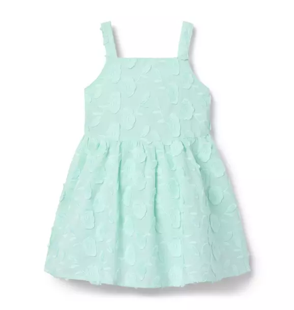 Floral Appliqué Dress