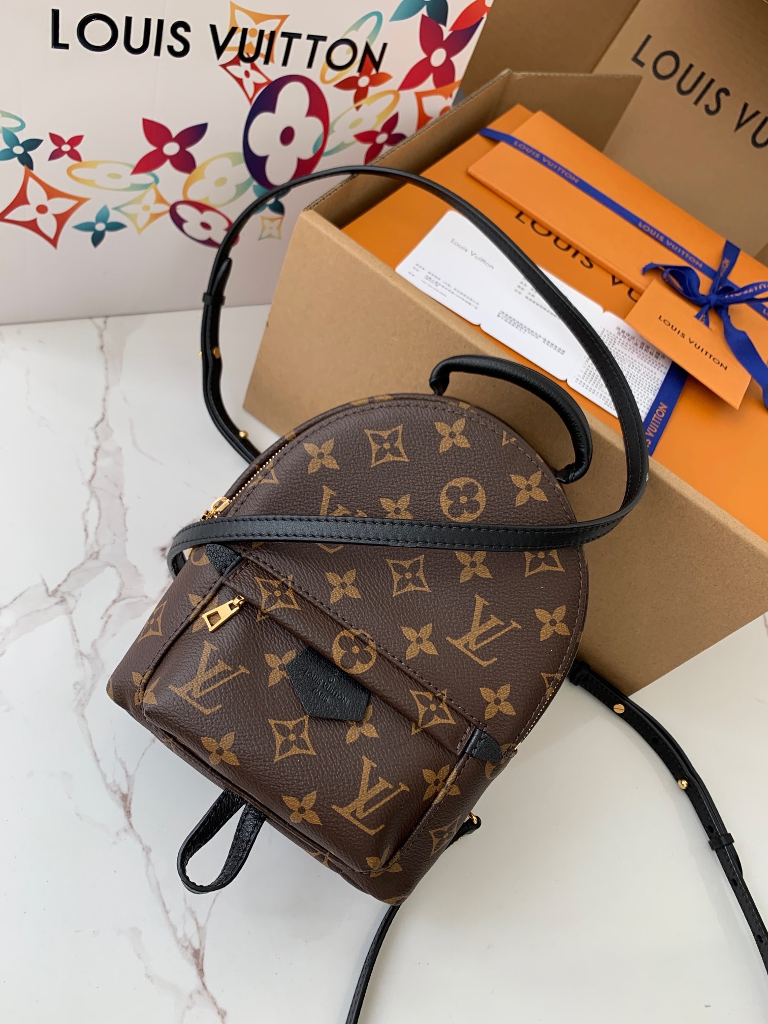 LV PALM SPRINGS M44873  size:17*22*10cm