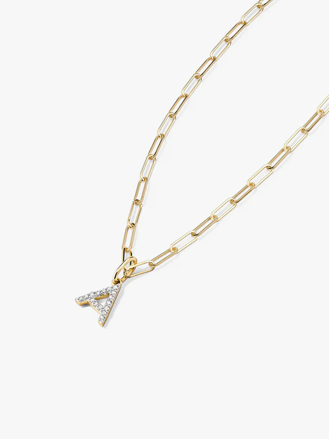 Crystal Letter Charm