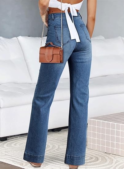 AERLEN Women's Wide Leg Jeans
