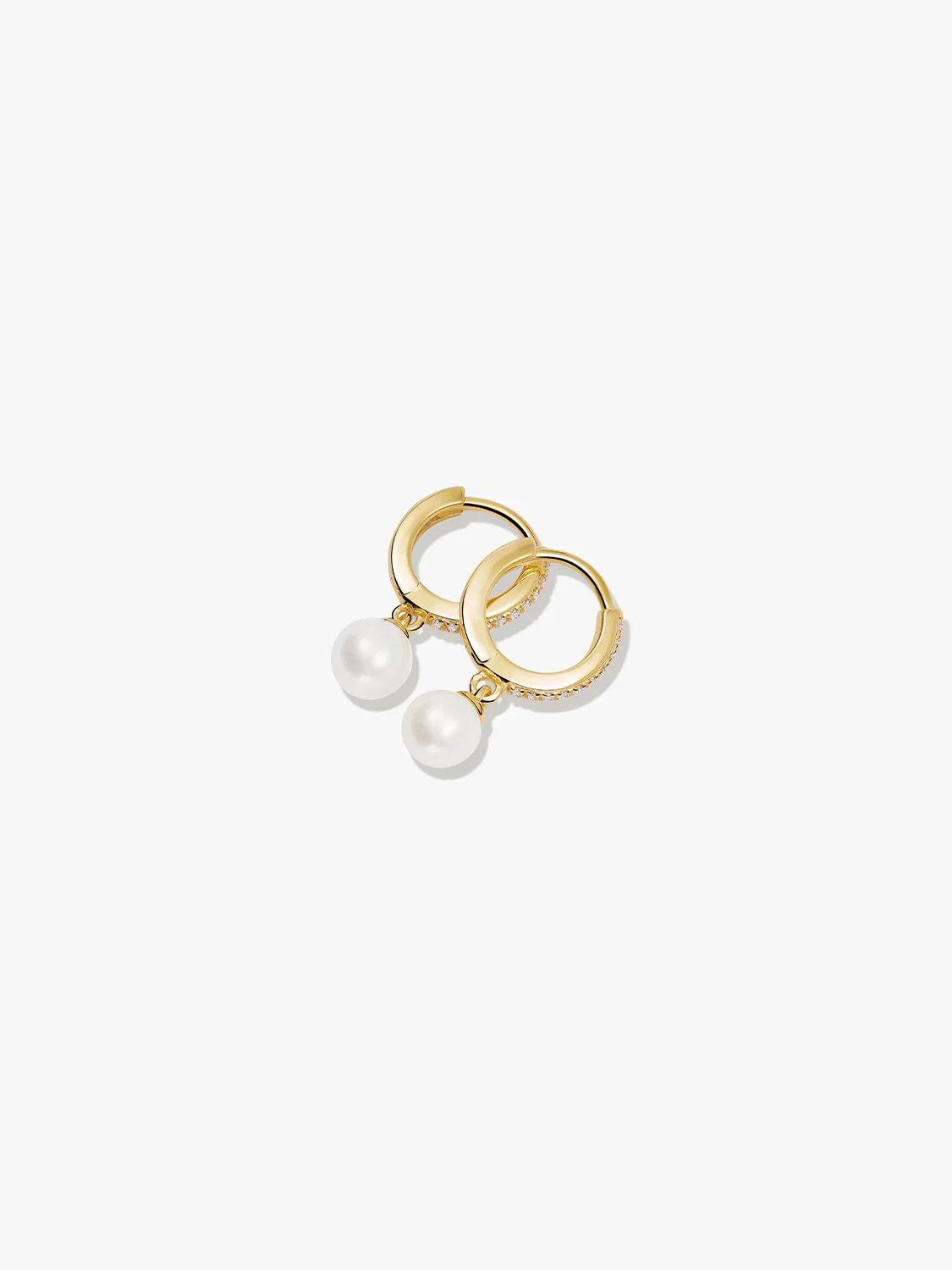 Pave Pearl Drops