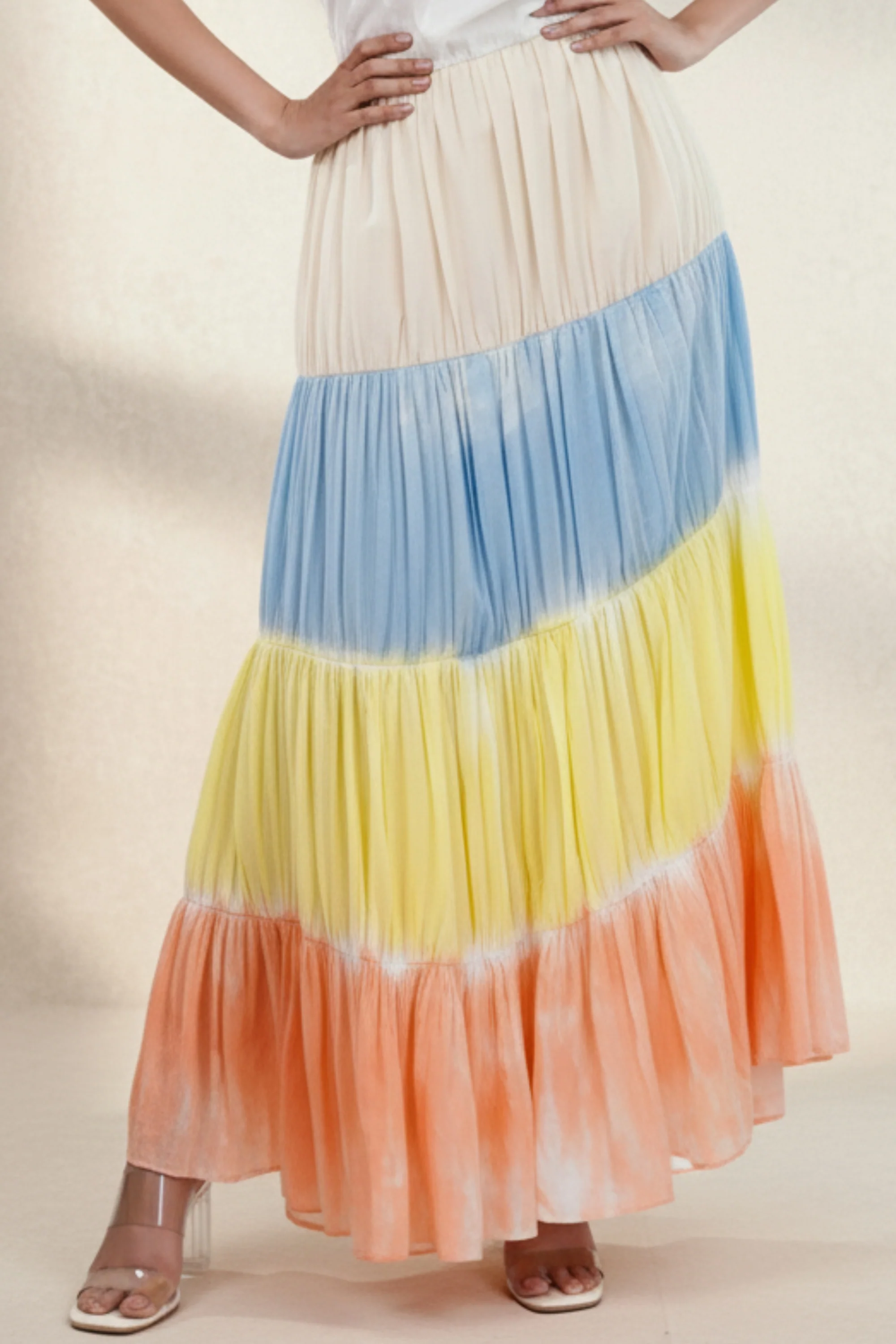 Tiered Cotton Maxi Dress
